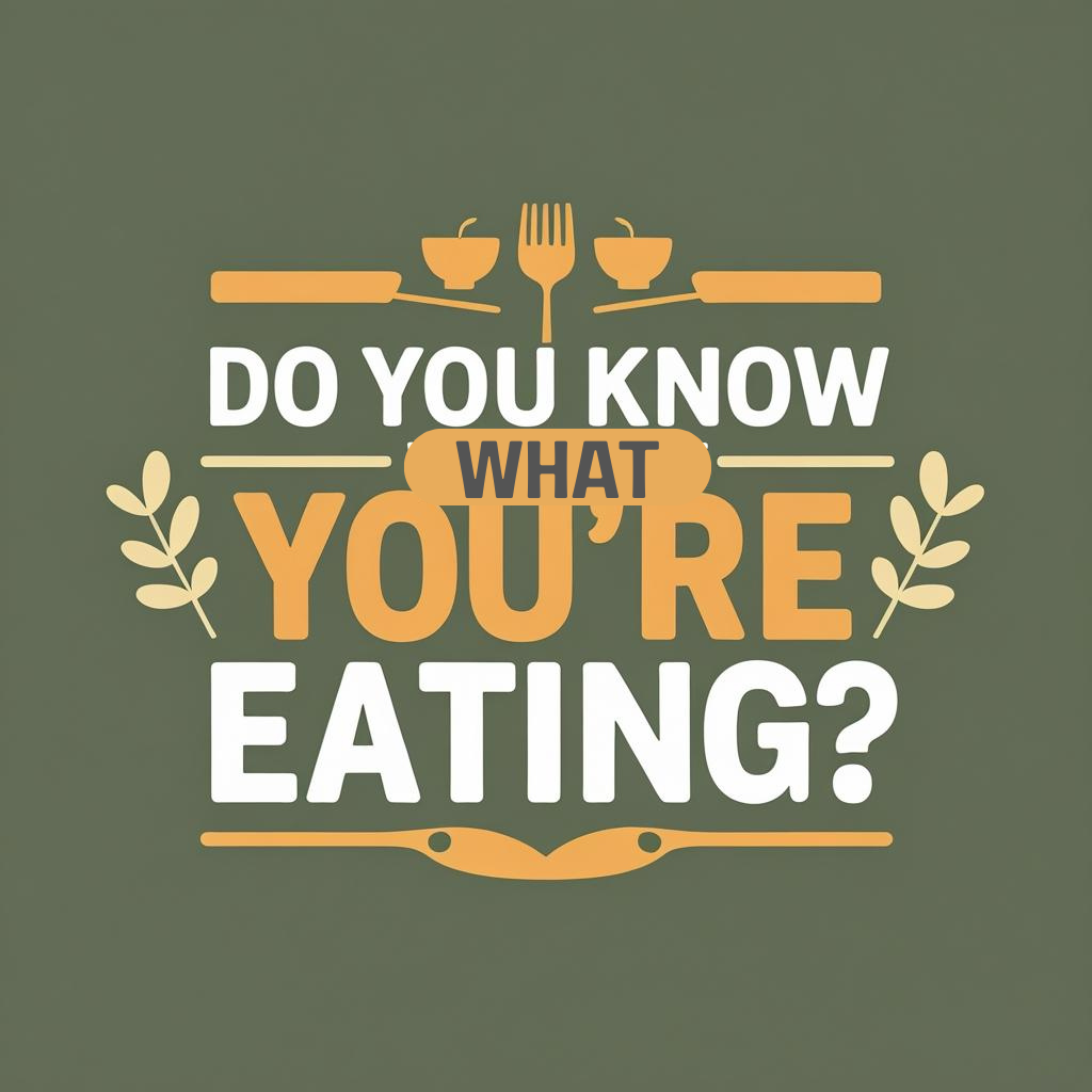 Do You Know What You're Eating?